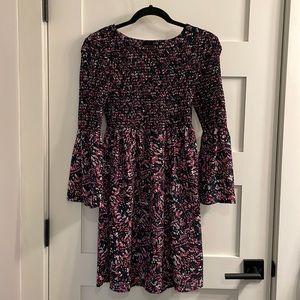 Long sleeve Aqua dress